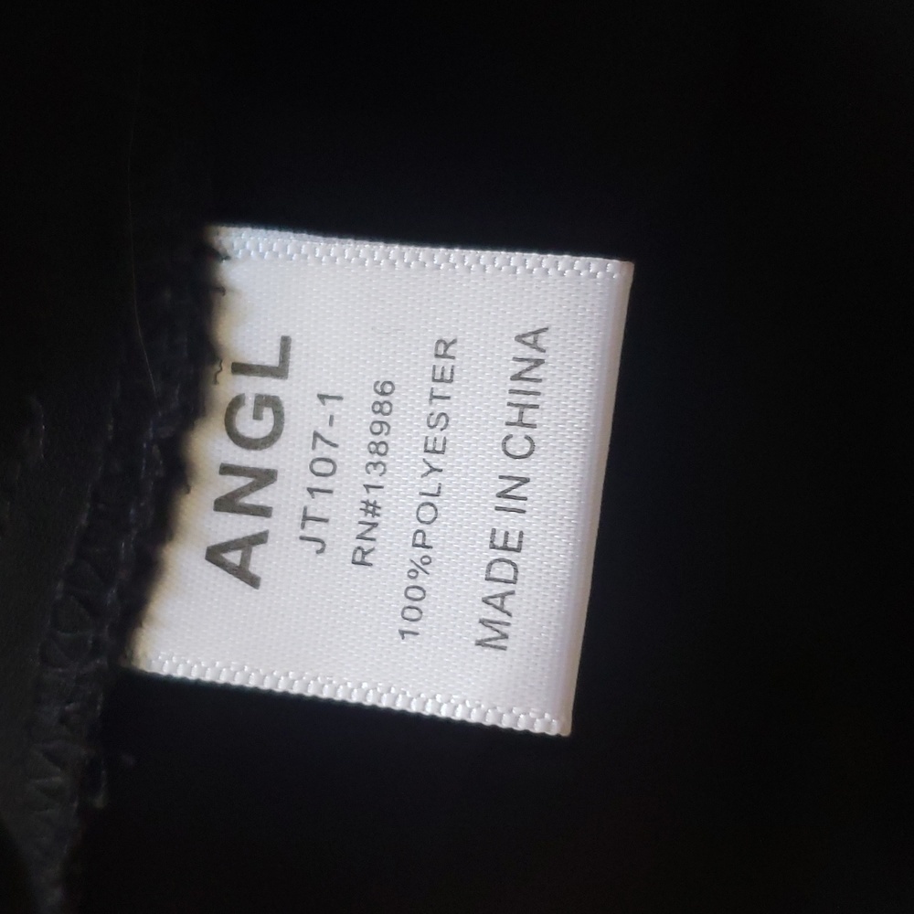 Angll black blouse Medium - Picture 9 of 10